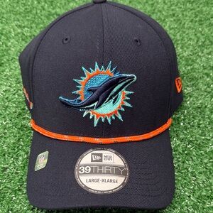 New Era 39THIRTY Cap Miami Dolphins On-Field Hat Size Large-XLarge